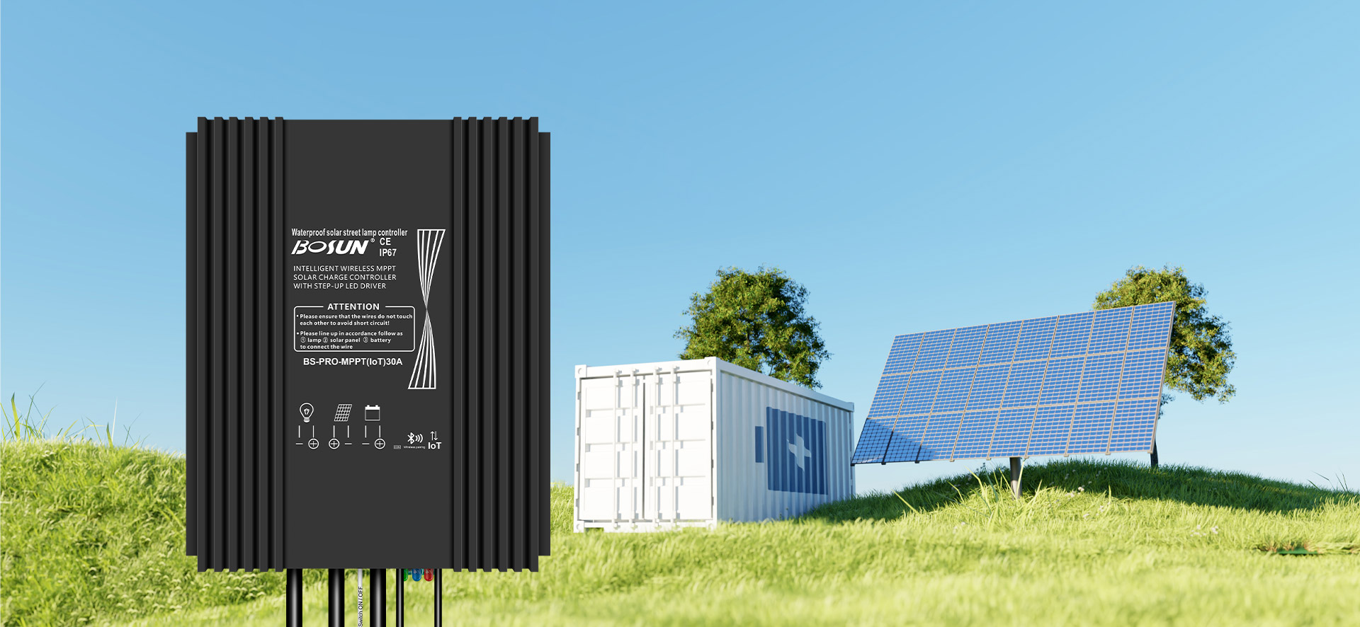 BOSUN Pro-Double MPPT（IoT) Solar charge controller