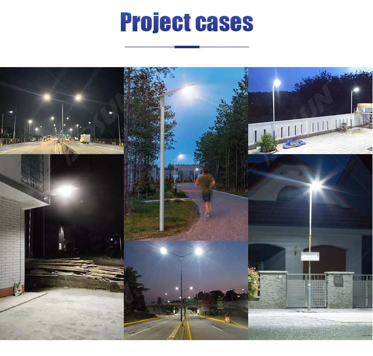 solar street light project cases