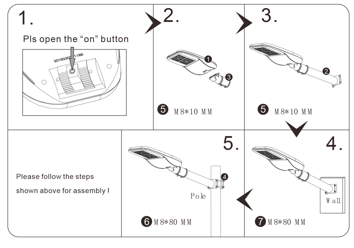 Split Solar Street Light-BJX7