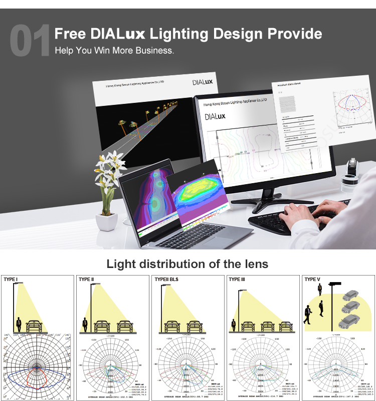 bosun lighting free dialux lighting design provide