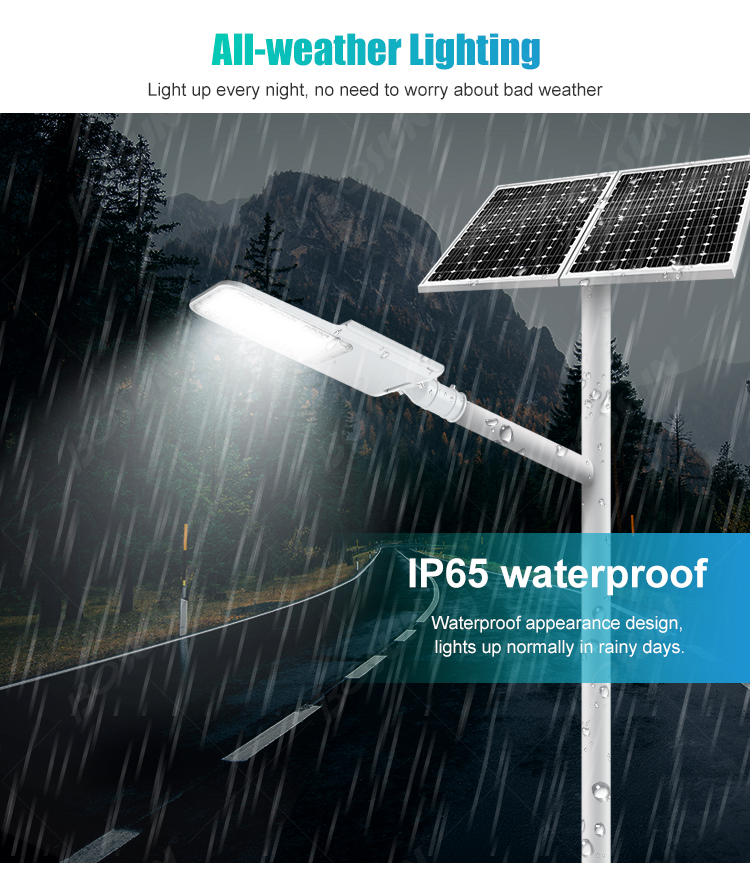 BOSUN split type solar street lamp