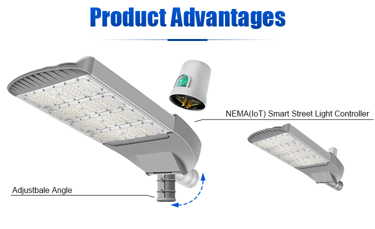 led street light adjustable angle