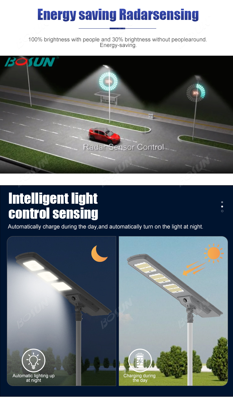 integrated solar street light