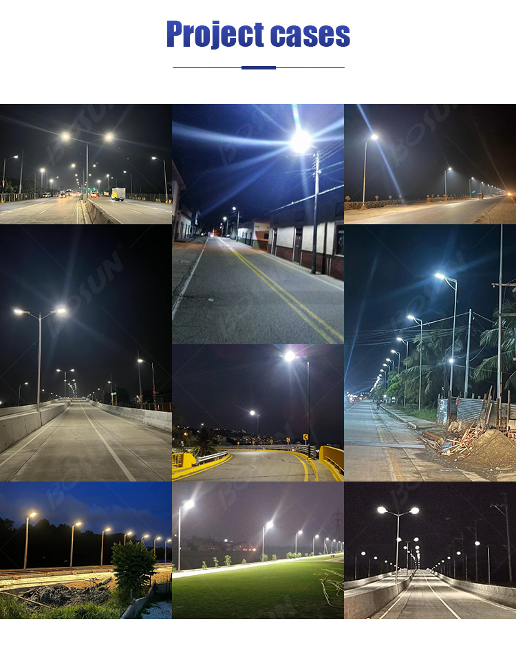 all in one solar street lighting  project cases